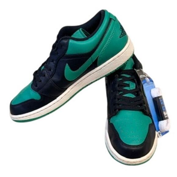 Nike Air Jordan 1 Low Lucky Green Men’s Size 11.5  Black/Green/White main image 10